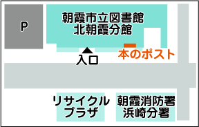 分館本のポスト案内図