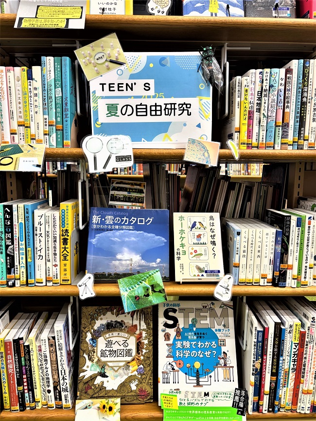 TEEN′S向け、夏の自由研究コーナー展示画像2