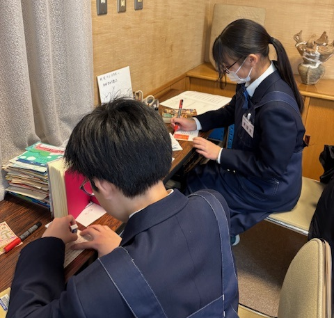 職業体験2026　その1　朝霞第一中学校の皆さん